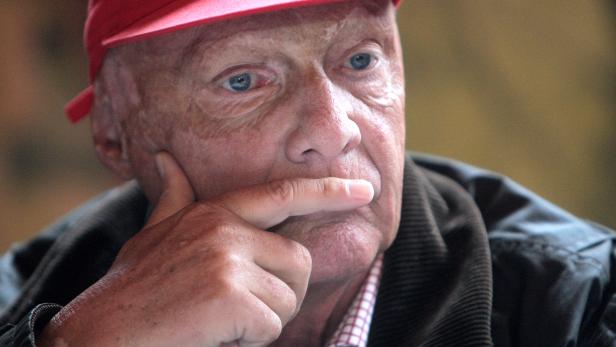 Niki Lauda wird im Wiener AKH behandelt.