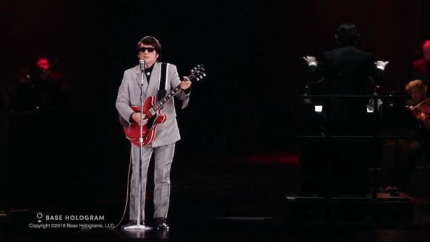 Roy Orbison starb 1988, dank 3 D-Hologramm-Technologie können verstorbene Musikstars wieder &quot;auferstehen&quot;