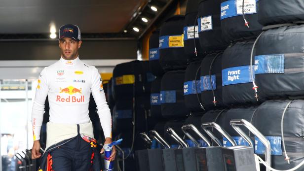 FILE PHOTO: Red Bull's Daniel Ricciardo before qualifying at Hockenheimring, Hockenheim, Germany - July 21, 2018