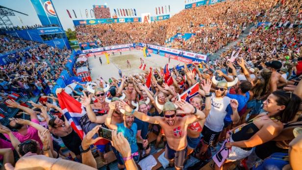 Das Beach-Volleyball Turnier auf der Donauinsel war ein Erfolg