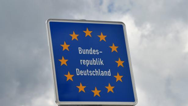 Deutsche Grenze beim bayerischen Ort Kiefersfelden.