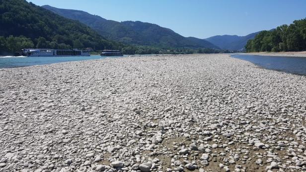 Auch die Pegel der Donau lagen im Sommer unter dem langjährigen Durchschnitt.