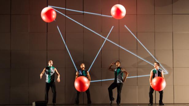 Moderne Multimedia-Artistik zeigt das Quartett aus Hellmonsödt
