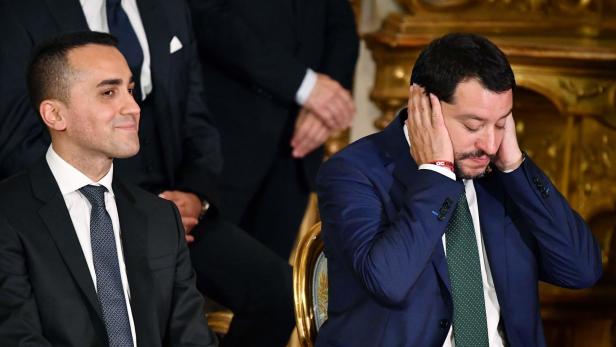 Luigi Di Maio (5 Sterne) und Matteo Salvini (Lega) verstanden einander schon einmal besser
