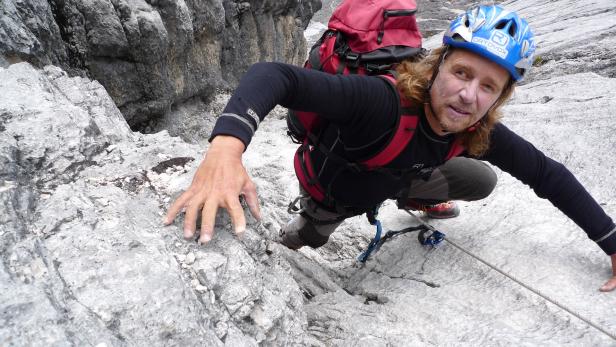 Blinder Bergsteiger auf dem Mount Everest
