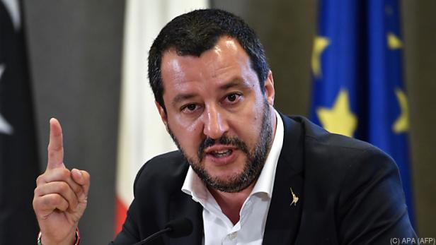 Innenminister Salvini stand zuletzt häufig in der Kritik