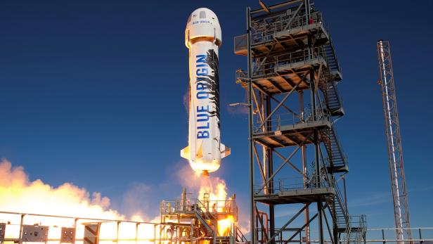 Blue Origin testet erfolgreich Rakete