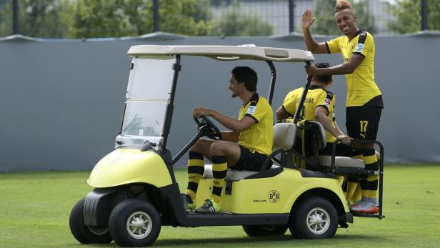 Anrollen der Stars: Borussia Dortmund ist am Donnerstag in Klagenfurt zu Gast