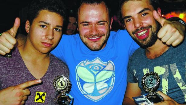 Bester DJ: Sergio Mechelk (li.) gewann als DJ Sergio Veros den German DJ Contest