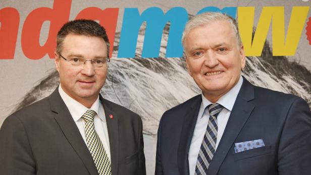 SPÖ-Chef Franz Schnabl und Parteimanager Wolfgang Kocevar bauen um