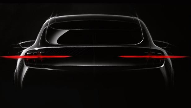 Erster Teaser eines kommenden Elektroautos von Ford