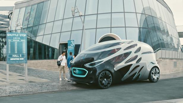 Mercedes zeigt autonom fahrende Studie Urbanetic