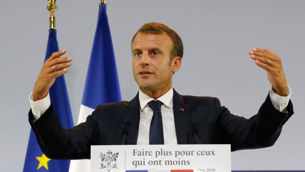 Macron kündigt milliardenschweren Plan gegen Armut an