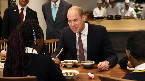 Sushi aus China? Prinz William bringt Nationalgerichte durcheinander