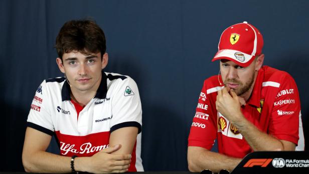 Das neue Dream Team: Charles Leclerc und Sebastian Vettel tragen künftig beide Rot.