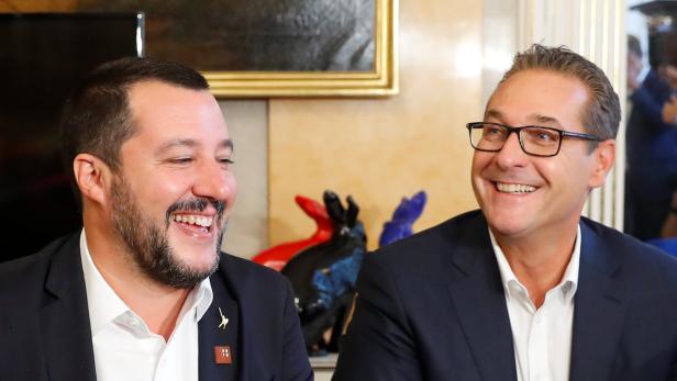 Salvini bei Strache: "Werden mit Orban Europa regieren"