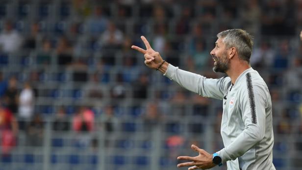 Trainer Marco Rose und Salzburg bleiben ohne Punkteverlust