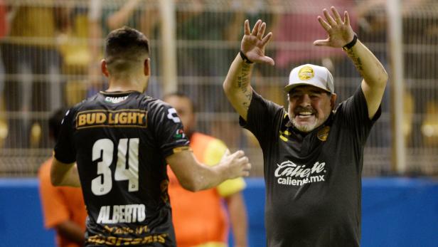 Maradona ist in Mexikos Liga zwei angekommen.