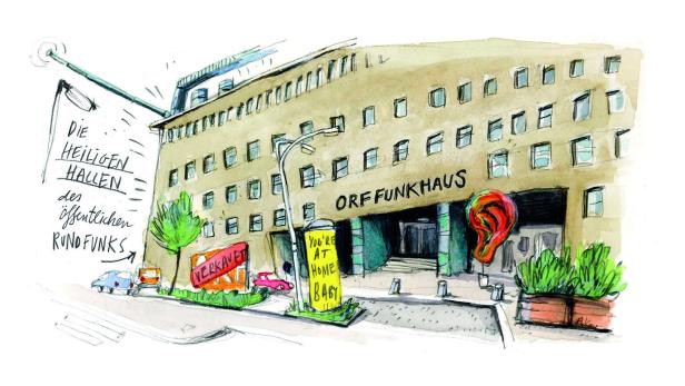 Wunderbares Ziel: Das ORF-Funkhaus