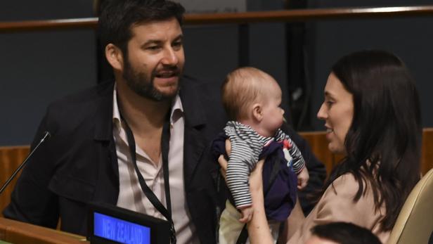 Neuseeland: "First Baby" mit Premiere in UN-Vollversammlung