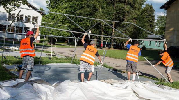 Den Abbau der Zelte im Erstaufnahmezentrum Thalham wertet die Gemeinde als richtigen Schritt.