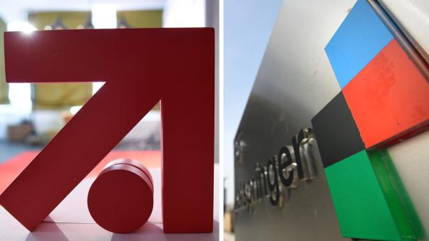 ProSiebenSat.1 Media AG ((links) und die Axel Springer AG