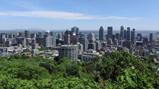 Skyline von Montreal.