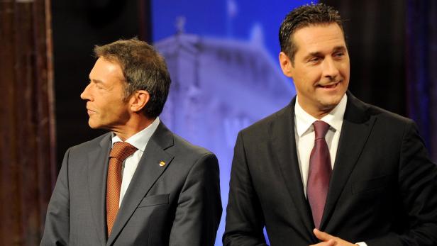 Haider und Strache im Wahlkampf 2008