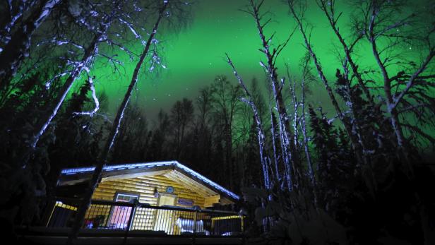 Alaska: Die Nordlicht Hotspots in Alaska befinden sich in Denali und im Yukon-Territorium.