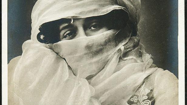 Türkische Frau, Ägypten, um 1900