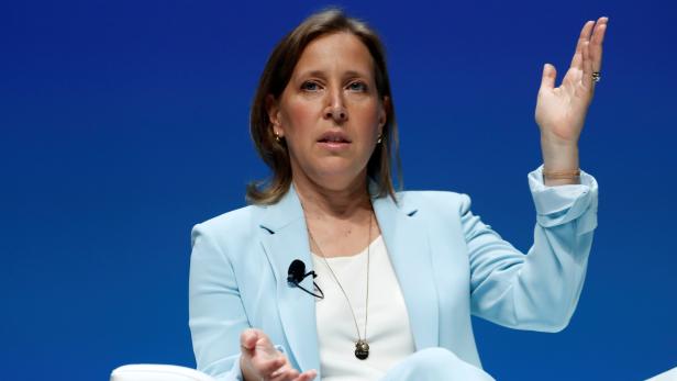 YouTube CEO Susan Wojcicki attends a conference at the Cannes Lions International Festival of Creativity, in Cannes