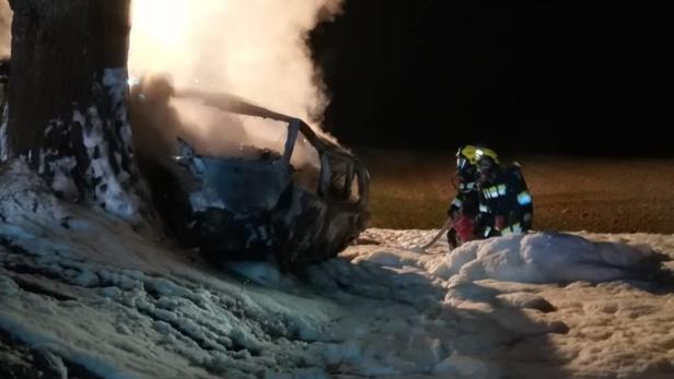 Mauerbach: Porsche-Fahrer verbrannte im Unfallwrack
