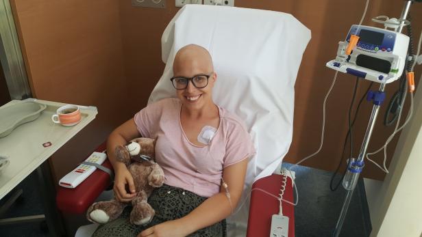Nach der Diagnose musste Julia eine Chemotherapie durchstehen.