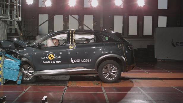 EuroNCAP Crashtest: Fünf Sterne für Wasserstoffauto Hyundai Nexo