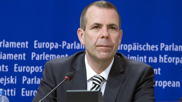 Austria's far-right FPOe member Vilimsky attends a