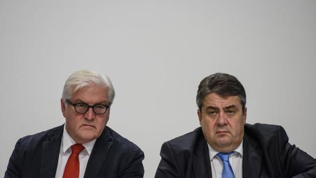 Adieu, GroKo: Steinmeier und Gabriel wollen ein linkes Bündnis.