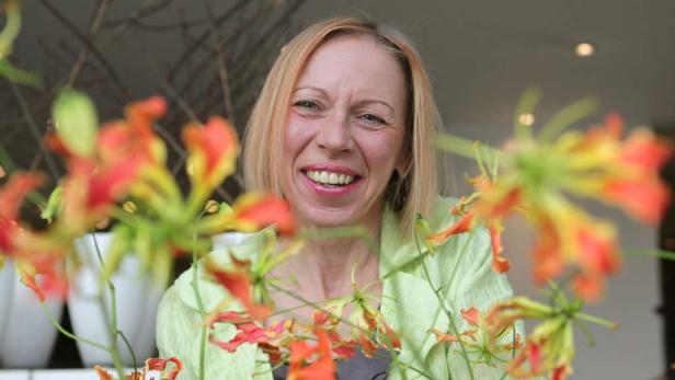 Birgit Feichtinger: "Blumen machen glücklich"