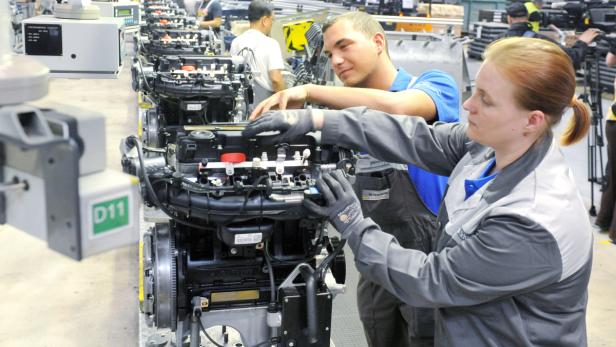Motoren und andere in Österreich fabrizierte Fahrzeugkomponenten werden großteils exportiert. Im Vorjahr im Wert von 6,1 Mrd. Euro.