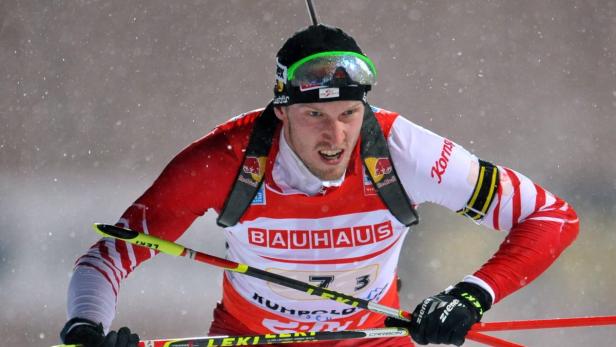 Bester Österreicher beim Sprint in Oberhof: Dominik Landertinger.