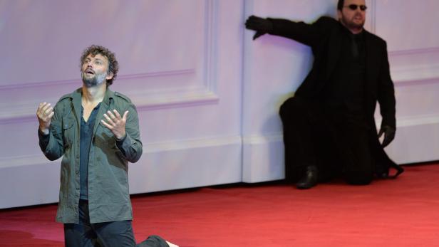 Jonas Kaufmann als Florestan, Tomas Konieczny als Don Pizarro
