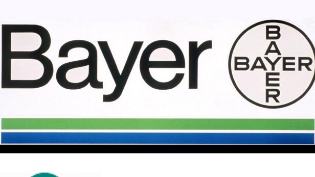 Das Logo des Pharma- und Chemieunternehmens Bayer.