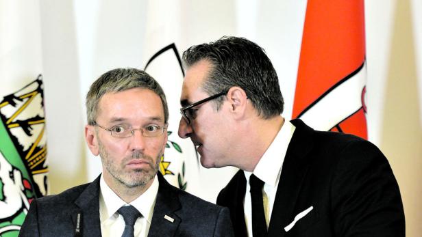 FPÖ-Duo, Vizekanzler Heinz-Christian Strache und Innenminister Herbert Kickl, sind entschieden gegen den UNO-Migrationspakt.