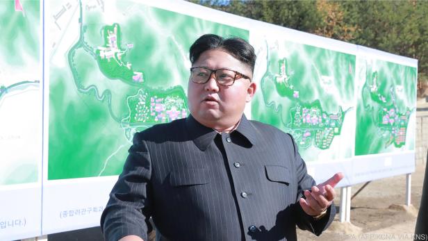 Kim sagte zuvor eine "vollständige Denuklearisierung" seines Landes zu