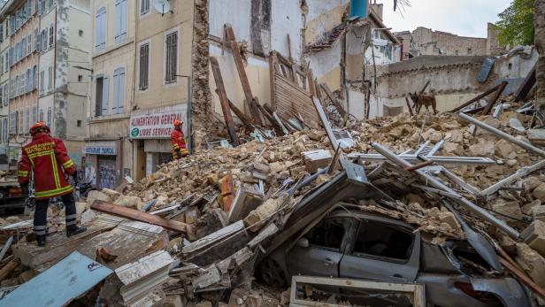 Hauseinstürze in Marseille: Drei Tote und mehrere Vermisste