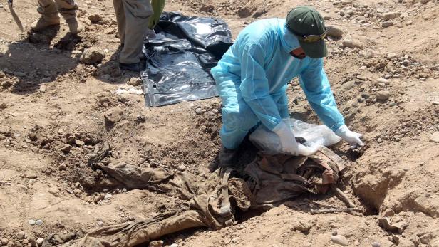 200 Massengräber in früheren IS-Gebieten im Irak entdeckt