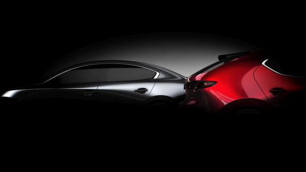 Mazda zeigt erstes Teaserbild vom kommenden Mazda3