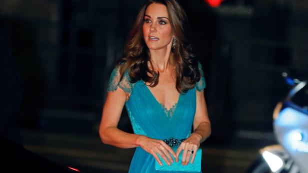 Herzogin Kate recycelt ein Kleid aus dem Jahr 2012