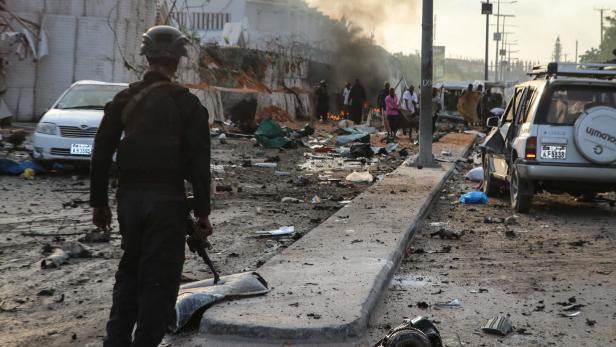 Schwere Explosionen erschütterten Zentrum von Mogadischu