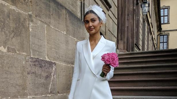 Deutsche Moderatorin heiratet im etwas anderen Brautlook