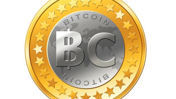 2408_original.jpg Eine goldene Bitcoin-Münze mit Sternen und der Aufschrift „BC“.